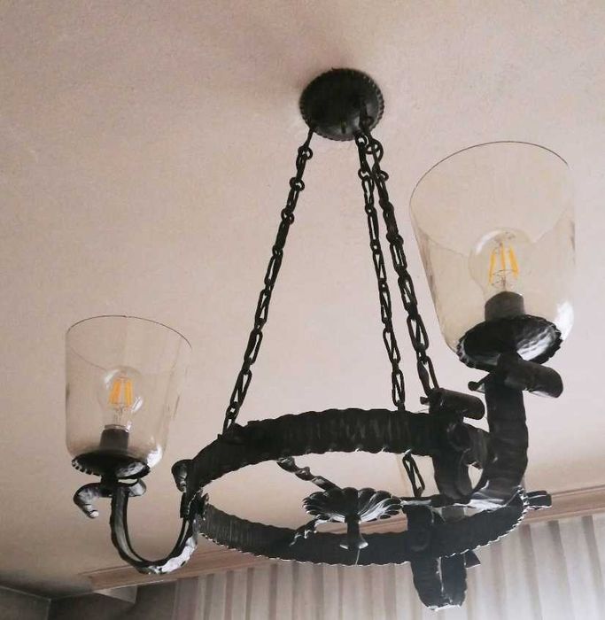 Винтидж полилеи -  ковано желязо