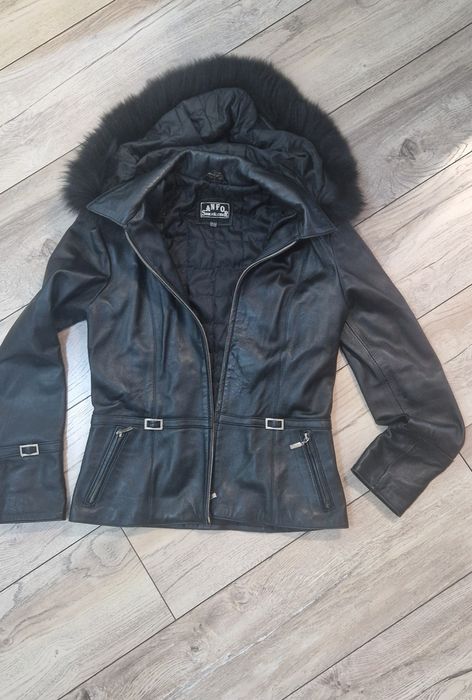 Зимно кожено яке, естествена кожа, размер Л