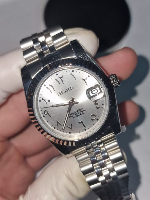Seiko Datejust White Arab