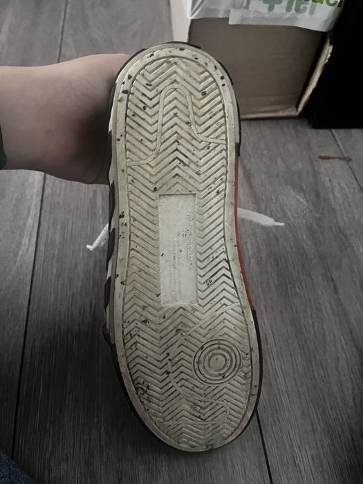 Off white vulcanized low canvas