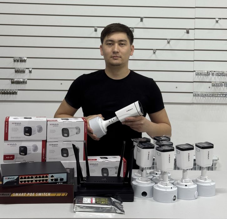 Установка камеры, установка видеонаблюдения