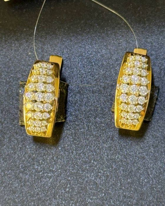 Золото 585  Серьги