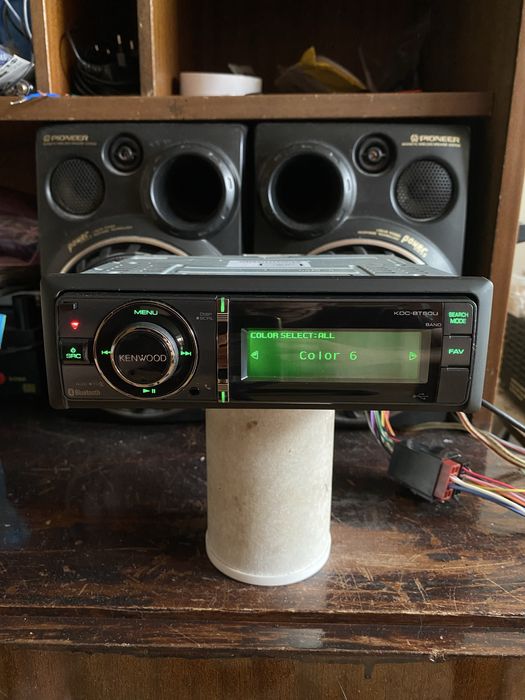 Kenwood KDC-BT60U - НАЙ ВИСОК КЛАС - ТОП МОДЕЛ - 4V USB Bluetooth CD mp3 плеър за кола сд авто радио