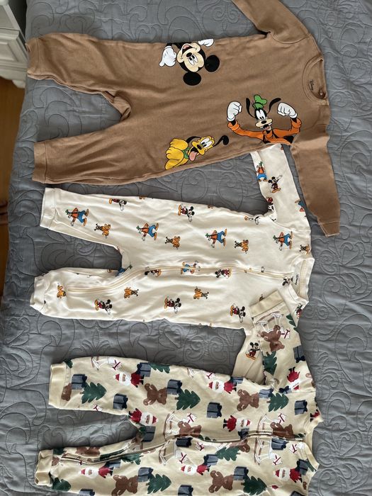 Lot 3 salopete pijama baietei