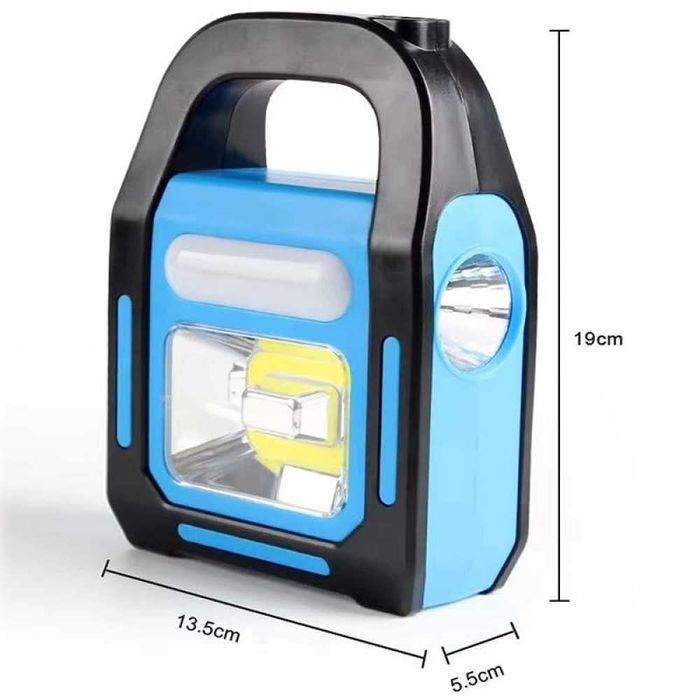 Соларна работна лампа лед крушка фенер прожектор