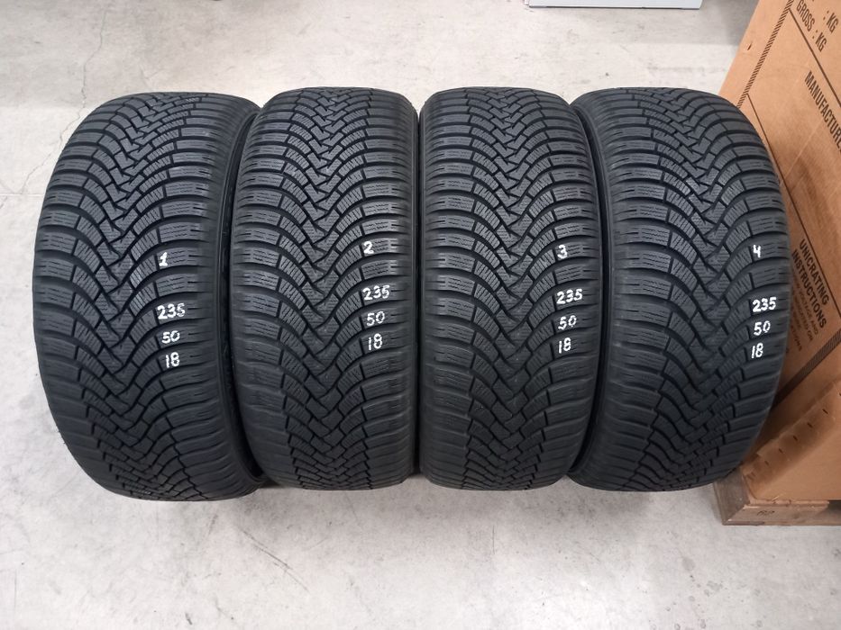 235/50/18 101V 4бр.FALKEN WINTER-Неразличими от НОВИ-DEMO