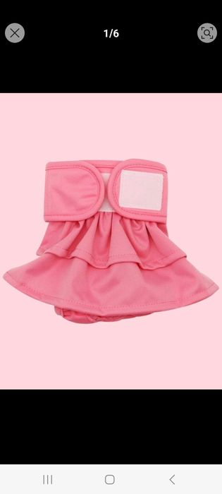 Fustița pampers reutilizabile pentru catei