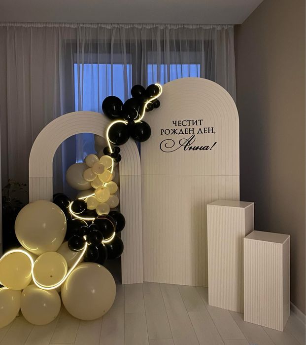 Украса за повод.Арки,Маси,Статив,Цилиндри ПОД НАЕМ.