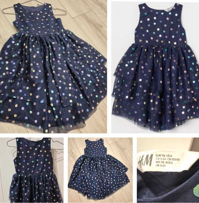 Празнични/Коледни рокля,пуловер,пола 110,116,122р Next,NulaBug,H&M