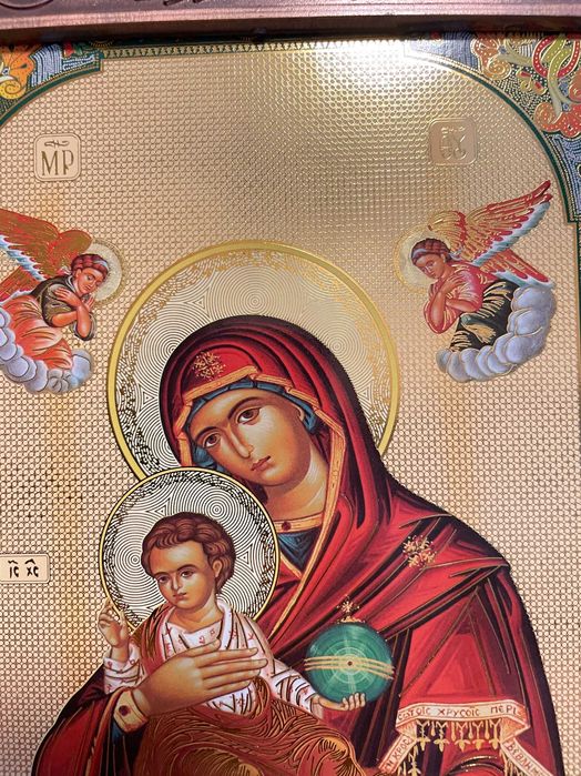 icoana veche icoana deosebita dim 24x27 maica domnului icoana veche