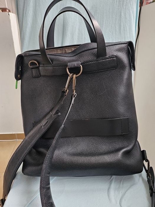 Rucsac de piele -negru