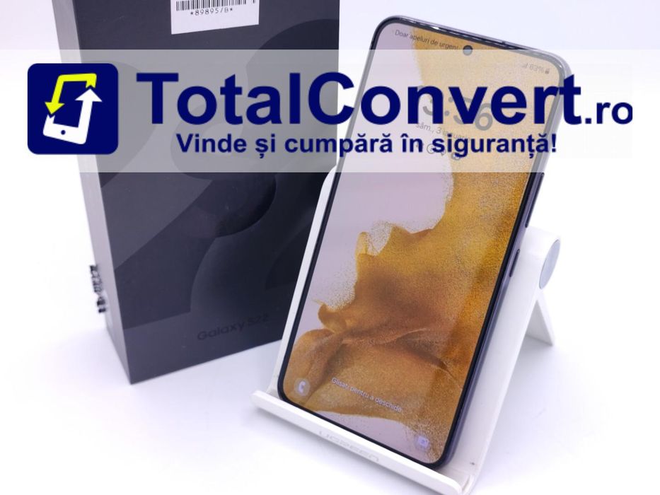 Samsung S22 5G 256GB Phantom Black 8GB, Garantie 24 luni | #D89895