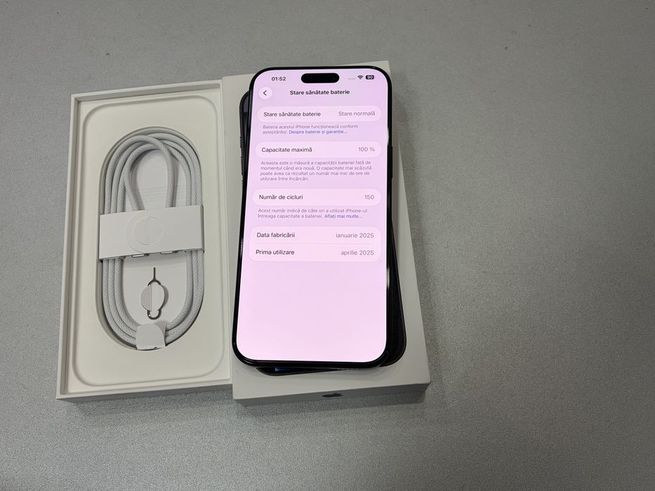 Iphone 16 Pro Max, 1TB, Black Titanium, la cutie