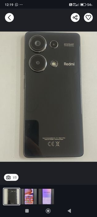 Redmi not 13 pro.