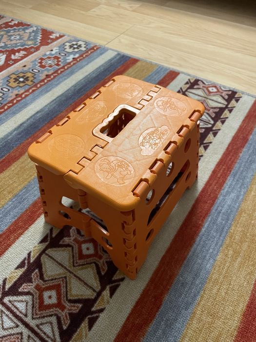 Табурет складной детский пластиковый