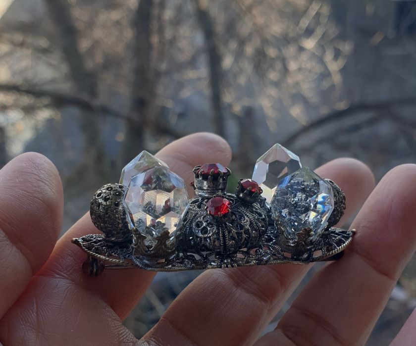 Брошь чехославакия Тадж махал редкая