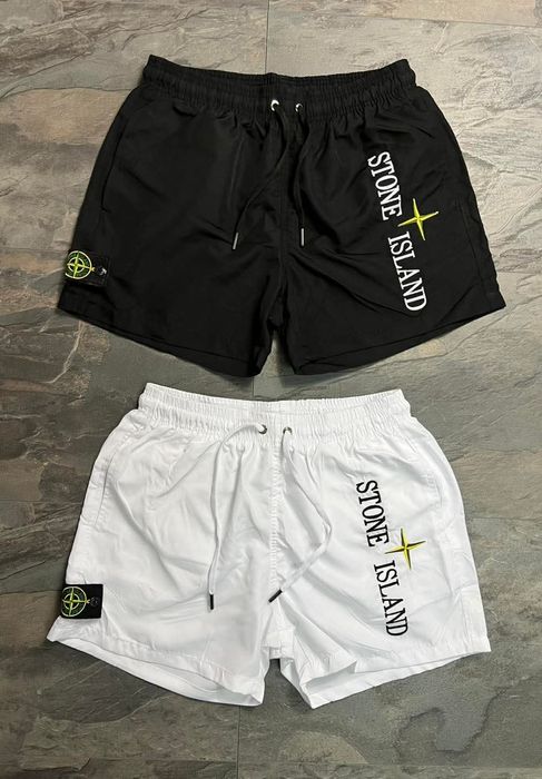 Стилни мъжки плажни шорти STONE ISLAND – комфорт и визия за лятото!
