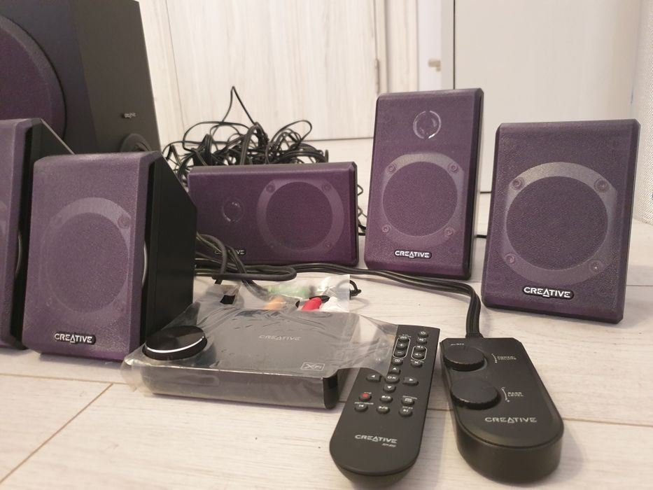 Домашно кино CREATIV  тонколонки 7+1 с пулт на управление +дистационно