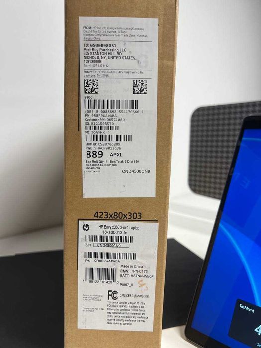 HP ENVY X360 16-ad0013dx