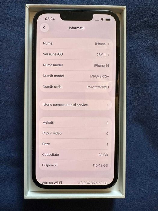 Iphone 14 , 128GB , Stare buna
