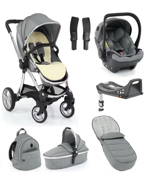 Бебешка количка Egg2 3 в 1 + столче за кола+изофикс+зимен/летен кош