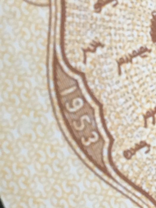 Банкнота Китая . 1953 г