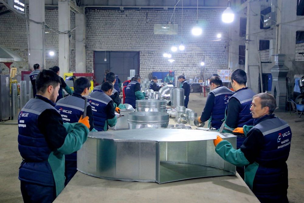 Фасонные прямоугольные воздуховоды (реечное соединение)