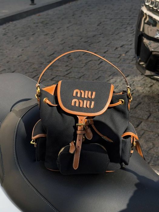 Дънкова Раница миу миу miu miu