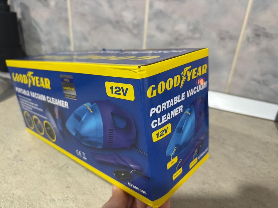 Aspirator auto portabil Goodyear – 12V NOU