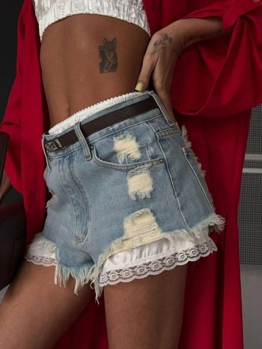 Къси панталонки alexander wang gucci