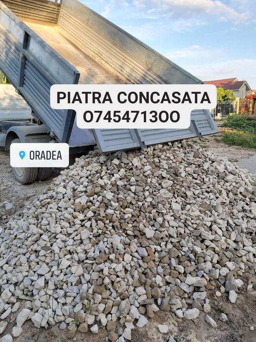 Piatra concasata de cariera, zavura pt parcare auto nivelare