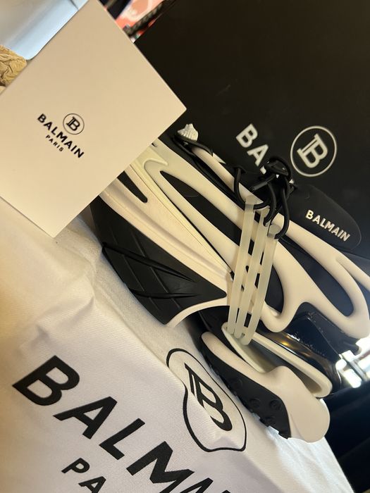 Adidasi Balmain Unicorn Black&White