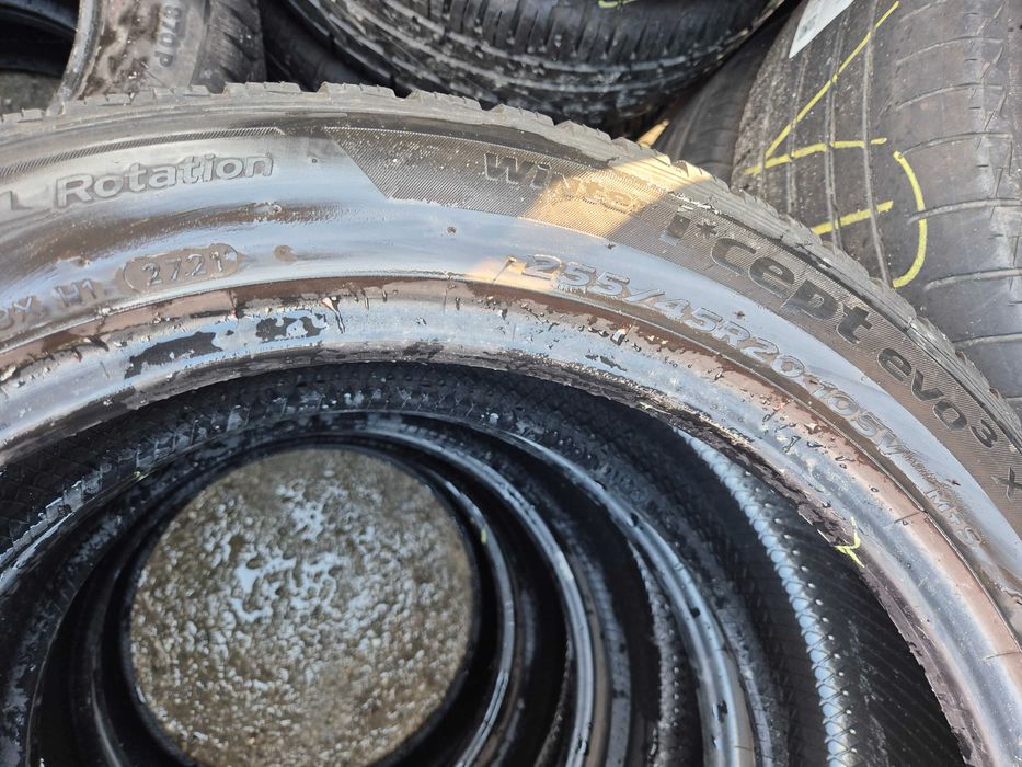 4 Anvelope de IARNA - 255/45/20 - HANKOOK Stare F BUNA DOT 2021 !
