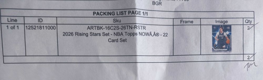 Topps Now rising stars set 2026