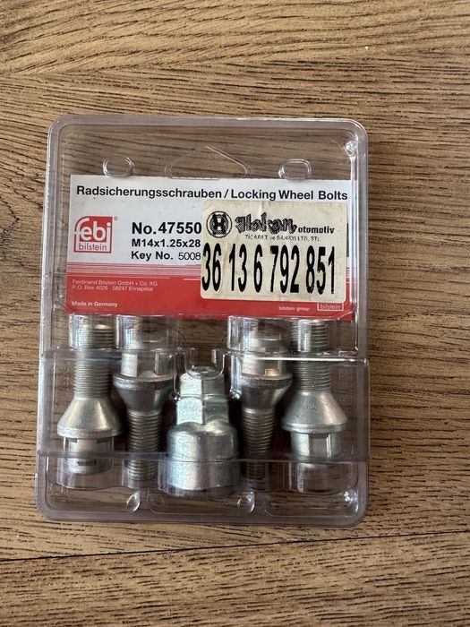 Секретни болтове за Джанти bilstein M14x1.25x28