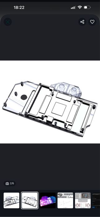 Водаблок 3080/3090 Bykski Full Coverage GPU Water Block