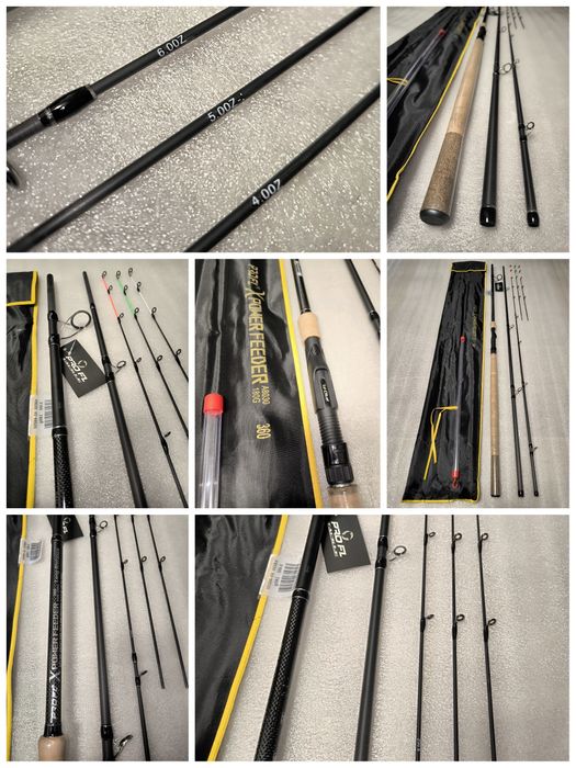 SET 2 Lansete PROFL X POWER FEEDER 3.60m 180g + 2 Mulinete FL 6000