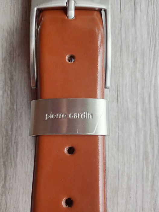 Pierre cardin мъжки кожен елегантен колан 120 см