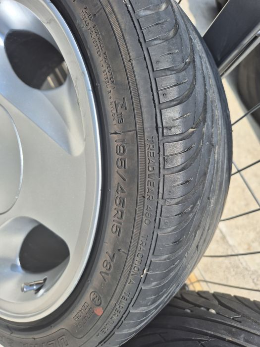 Джанти Aluett 15 цола , 4х100 , 7j , et33 , 195/45/15  Vw  Honda  Opel