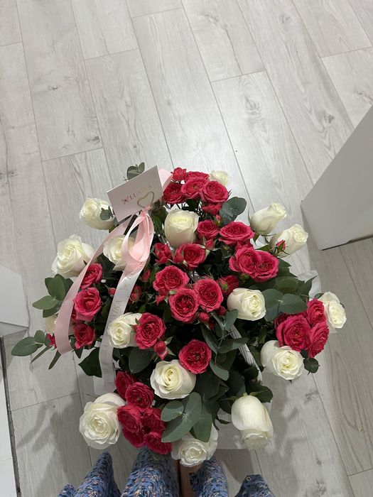 Букет с карзиной