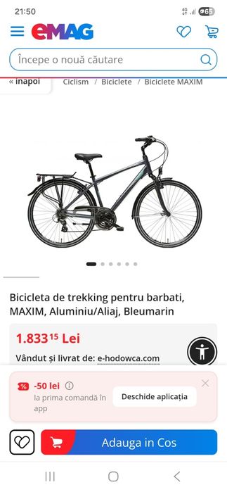 Bicicleta Al Trekking Noua 28"