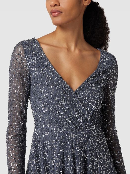 Официална къса рокля с пайети eu34 хс размер Jake*s бляскава