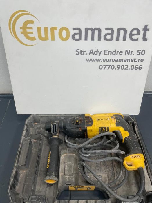 Ciocan rotopercutor DeWalt D25134KP-QS, 800 W, cu cablu, 1500 -A-