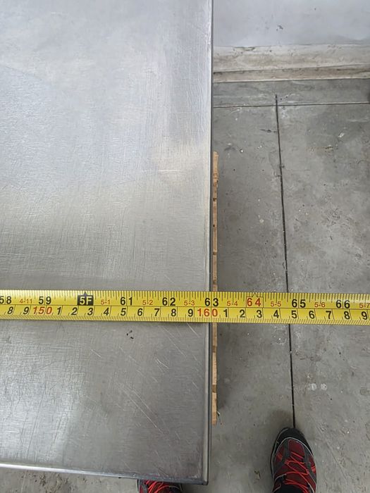 Немска работна маса от неръждаема стомана