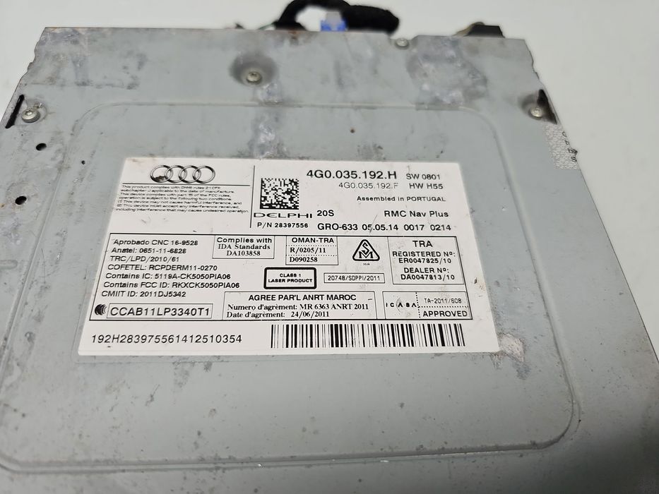 Unitate multimedia AUDI A6 (4G2, C7) S-line [Fabr 2012-2017] 4G0035192