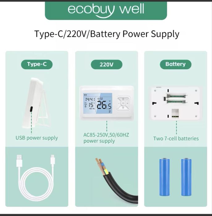 Termostat wifi + receiver centrala termica
