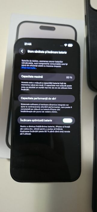 Vând iphone 14 pro max de 256,baterie 93%