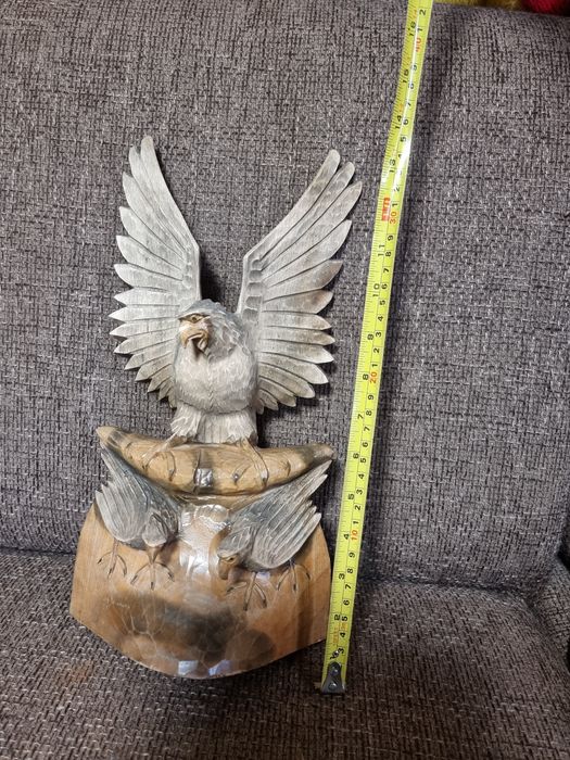 Decoratie vultur lemn manual