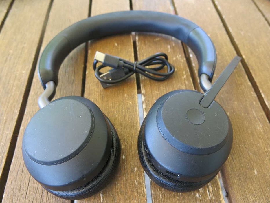 Професионални безжични слушалки Jabra Evolve2 65 Stereo (Черни)