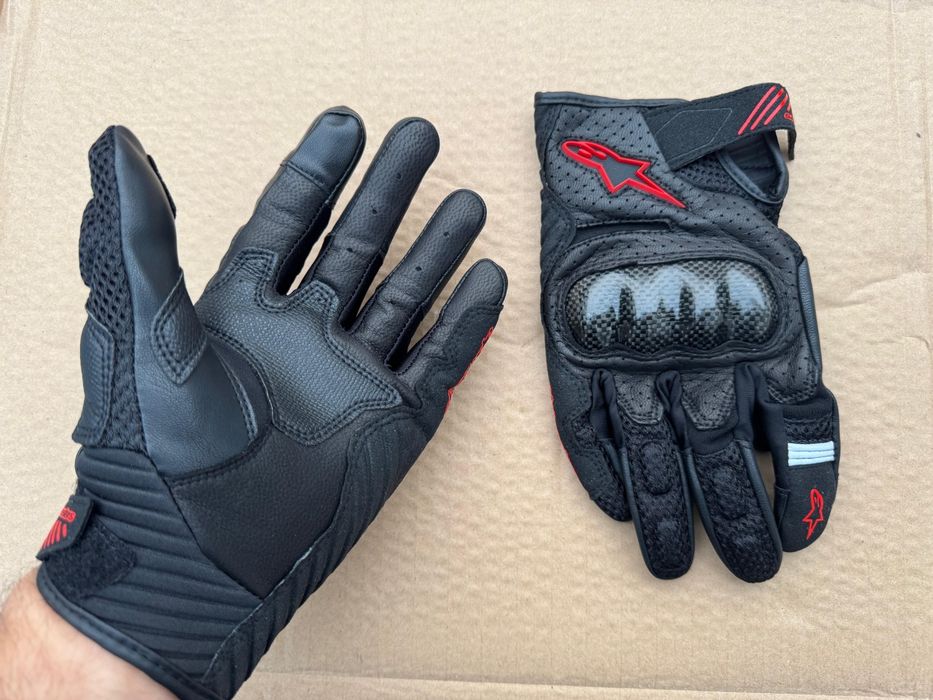 Mănuși Alpinestars SMX-1 Air V2 carbon XL noi - motocicleta